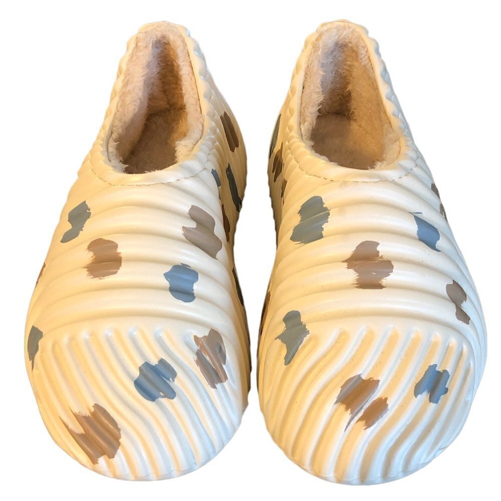 ENZO FOOTWEAR Cloud Quill Slippers Women's Size US 10 Cream Cloud Quill Shoes
